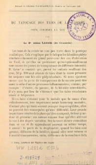 Du tatouage des taies de la cornée pour corriger la vue